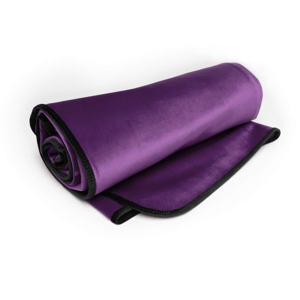 Fascinator Lush Throw  Purple Microvelvet - King Size - Image 5