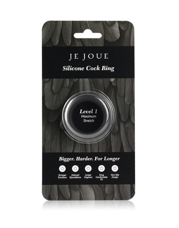 Black Silicone C-Ring - Maximum Stretch - Image 2
