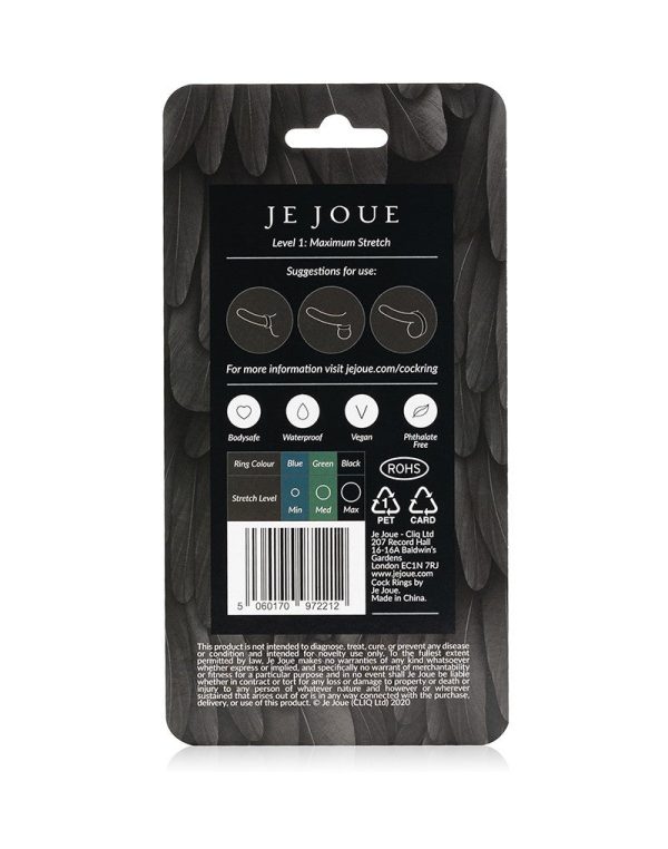Black Silicone C-Ring - Maximum Stretch - Image 3