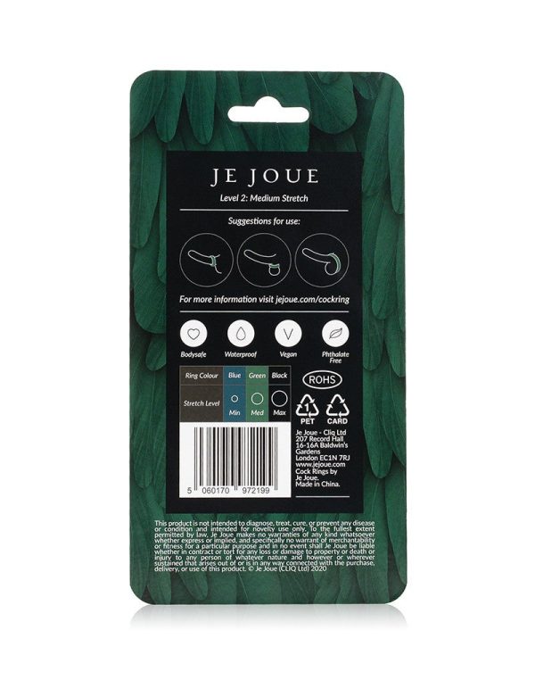 Green Silicone C-Ring - Medium Stretch - Image 3