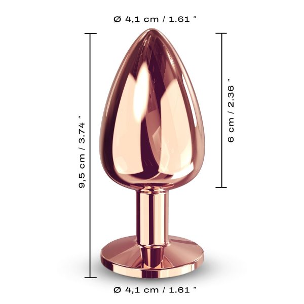Diamond Plug Rose Gold Large - Image 6