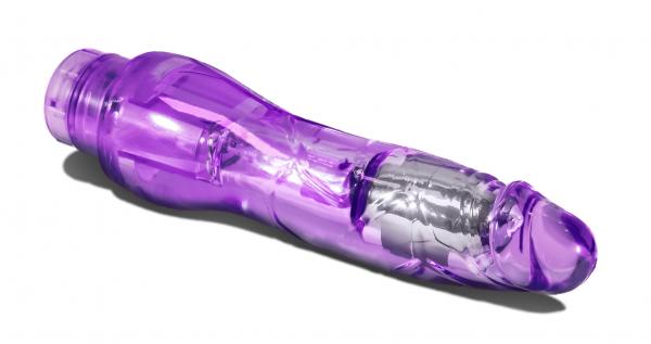 Fantasy Vibe 8.5 inches Vibrating Dildo Purple - Image 2