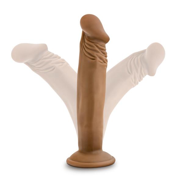 Dr Skin Dr Small 6 inches Dildo Mocha Tan - Image 4