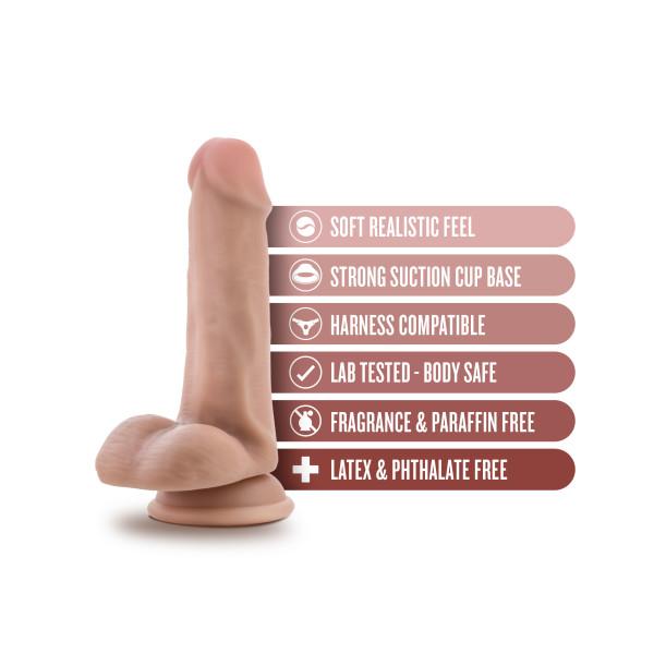 Dr. Skin Dr. Jeffrey 6.5in Dildo W/ Balls Beige - Image 2