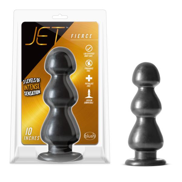 Jet Fierce Carbon Black Metallic Butt Plug - Image 3