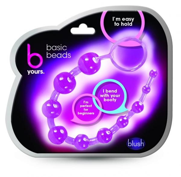 Basic Anal Beads - Purple - Image 3