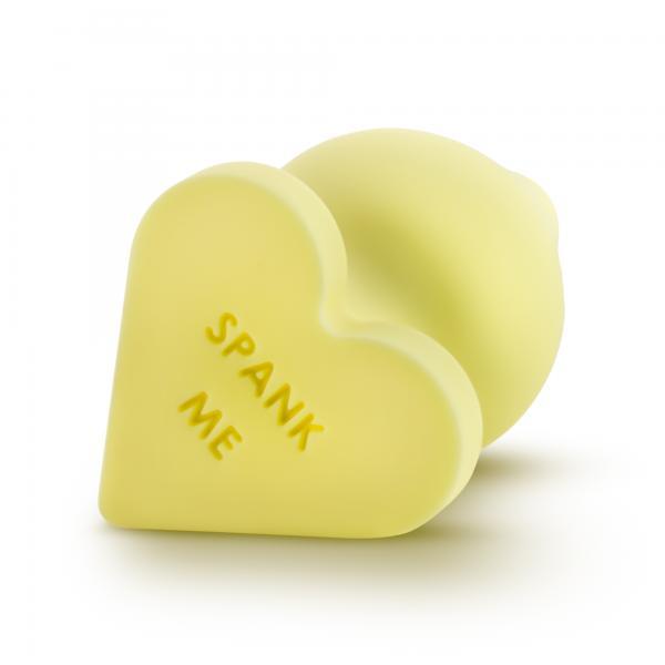 Naughty Candy Hearts Yellow Butt Plug - Image 3
