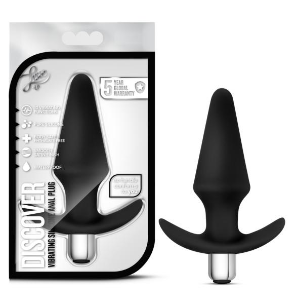 Luxe Discover Vibrating Butt Plug Black - Image 4