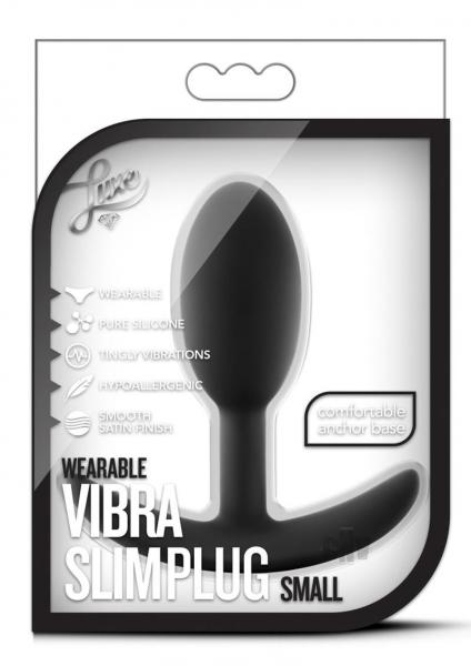 Luxe Wearable Vibra Slim Plug Small Black - Image 3