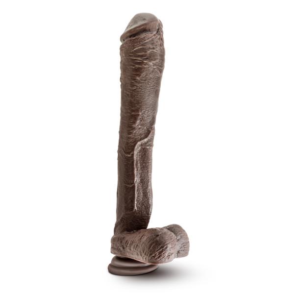 Mr Ed 13 Inches Dildo with Suction Cup Chocolate Brown - Image 2