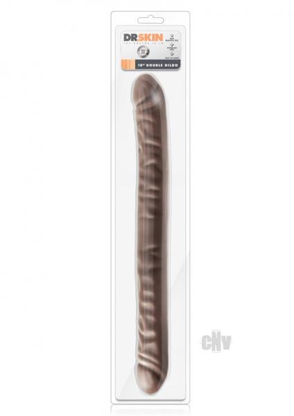 Dr Skin 18 inches Double Dildo Brown - Image 3