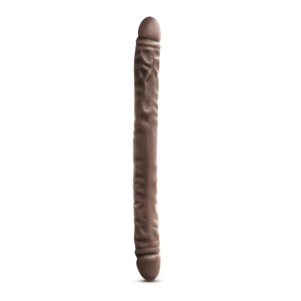 Dr Skin 18 inches Double Dildo Brown - Image 2