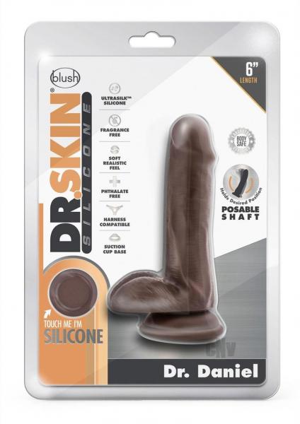Dr Skin Dr Daniel 6 Dildo Chocolate