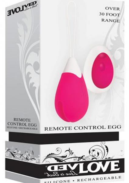 Rechargeable Remote Control Egg Vibrator Pink - Image 3