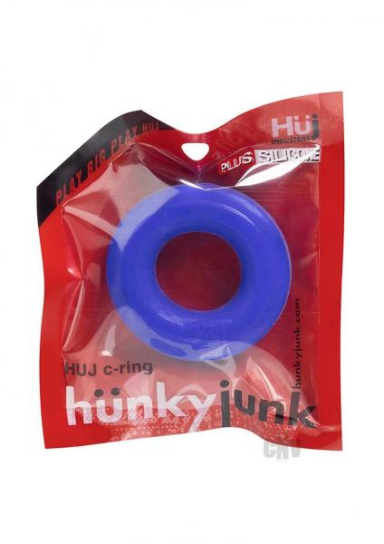 Hunkyjunk Huj C-Ring Cobalt Blue Cock Ring - Image 3