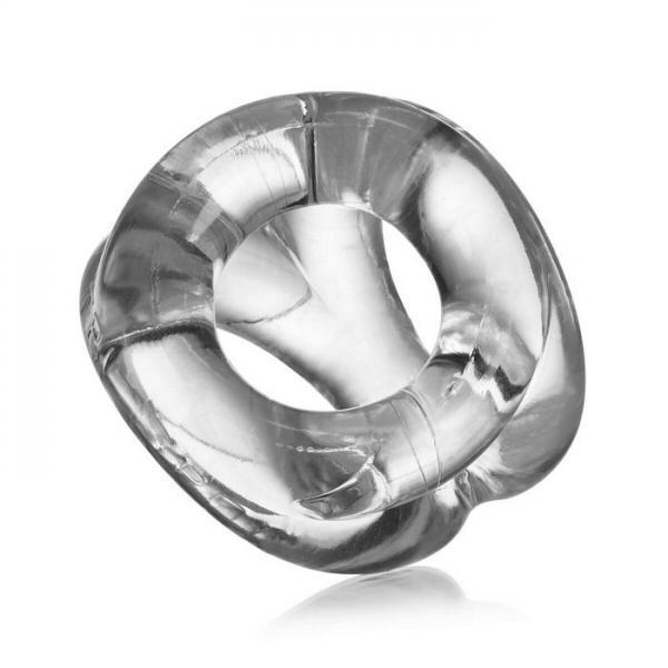 Oxballs Atomic Jock Tri-Sport 3 Ring Sling Cockring Clear - Image 2