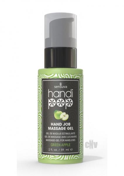 Handipop Massage Gel Green Apple 2oz