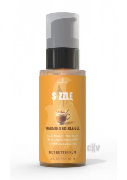 Sizzle Lips Warming Gel Butter Rum 2oz