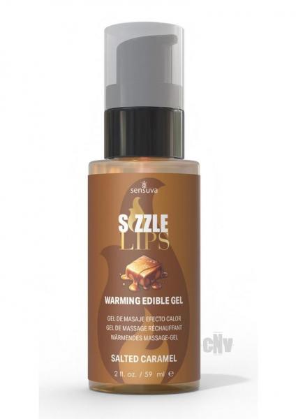 Sizzle Lips Warming Gel Salt Caramel 2oz