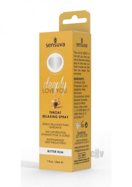 Deeply Love You Throat Spray Butter Rum