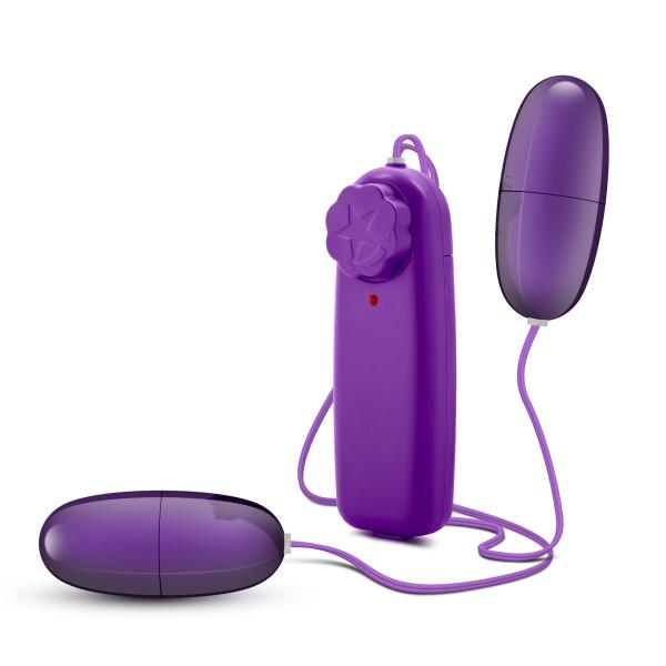 Double Pop Eggs Plum Purple Vibrating Bullet - Image 2