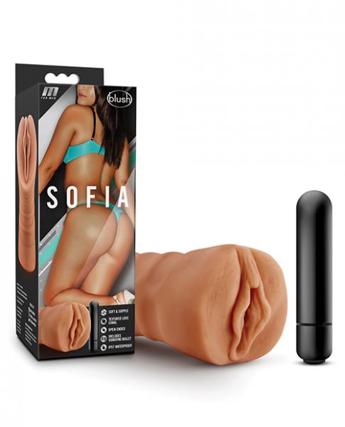 M For Men Sofia Mocha Tan Vagina Stroker - Image 3