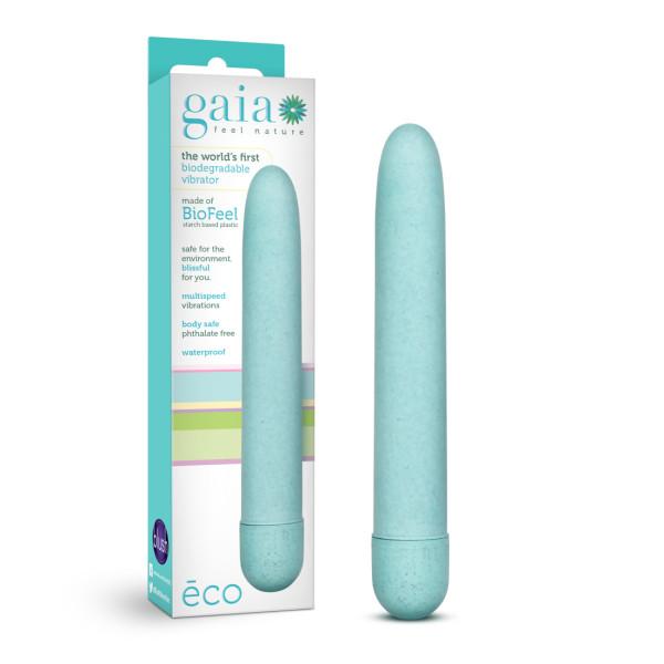 Gaia Biodegradable Vibrator Eco Aqua Blue - Image 4