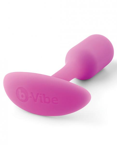 B-Vibe Snug Plug 1 1.94 ounces Weight Fuchsia - Image 2
