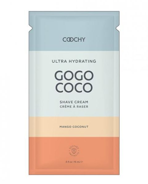 Coochy Ultra Hydrating Shave Cream Foil - .35 Oz Mango Coconut
