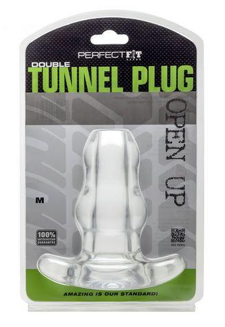 Double Tunnel Plug Medium Clear - Image 3