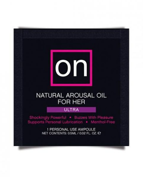 On For Her Arousal Oil Ultra - Single Use Ampoule