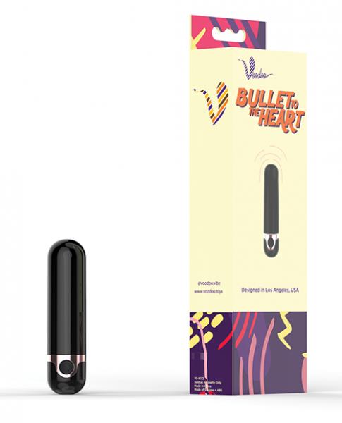Voodoo Bullet To The Heart 10X Wireless Black Vibrator - Image 2