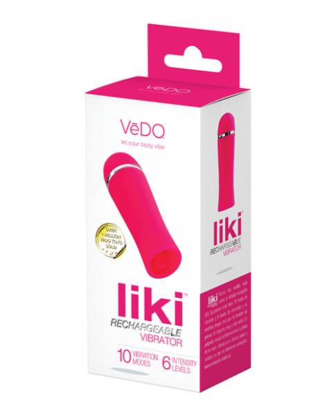 Vedo Liki Rechargeable Flicker Vibe - Foxy Pink