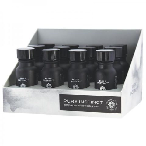 Pure Instinct Pheromone Cologne Oil For Him 0.5oz Display Of 12