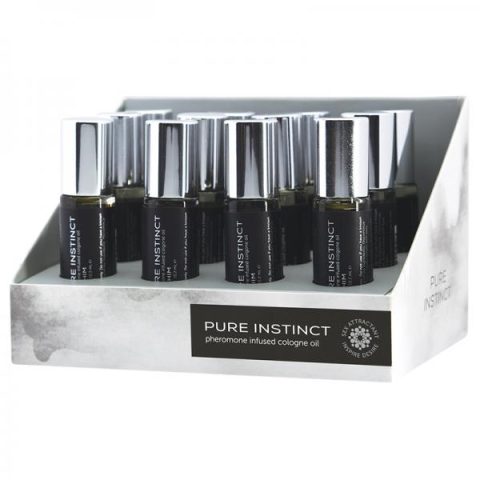 Pure Instinct Pheromone Cologne Oil For Him Roll On 0.34oz Display Of 12