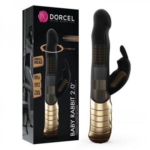 Dorcel Baby Rabbit Black & Gold