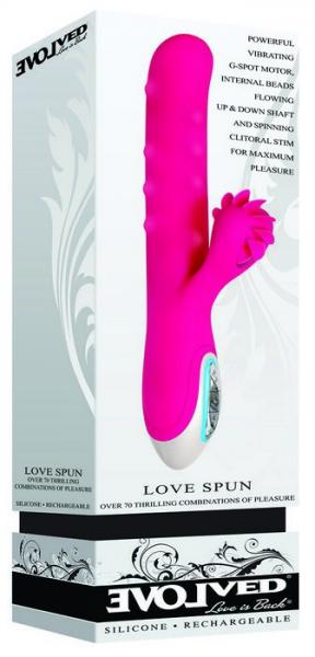 Love Spun Pink Rabbit Style Vibrator - Image 4