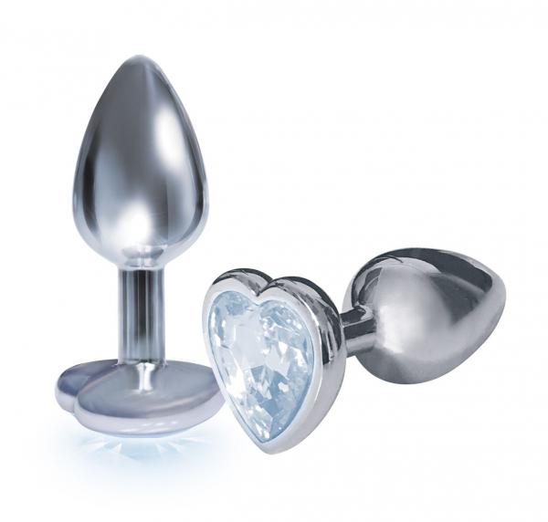 The Silver Starter Bejeweled Steel Plug Diamond - Image 3
