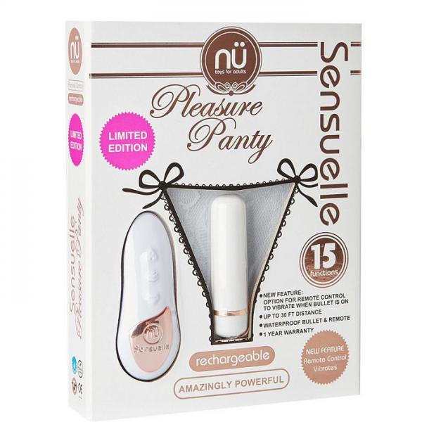 Sensuelle Pleasure Panty White Remote Control - Image 2