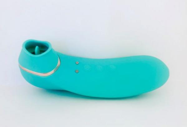 Sensuelle Trinitii Tongue Vibrator Electric Blue - Image 2
