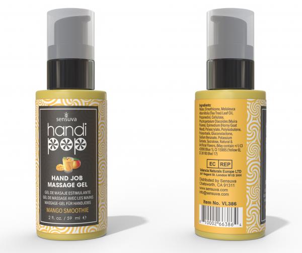 Handipop Massage Gel Mango Smoothie 2oz - Image 2