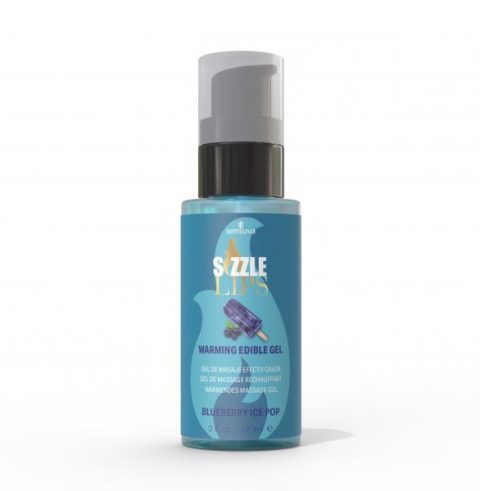 Sizzle Lips Warming Gel Blueberry 2oz