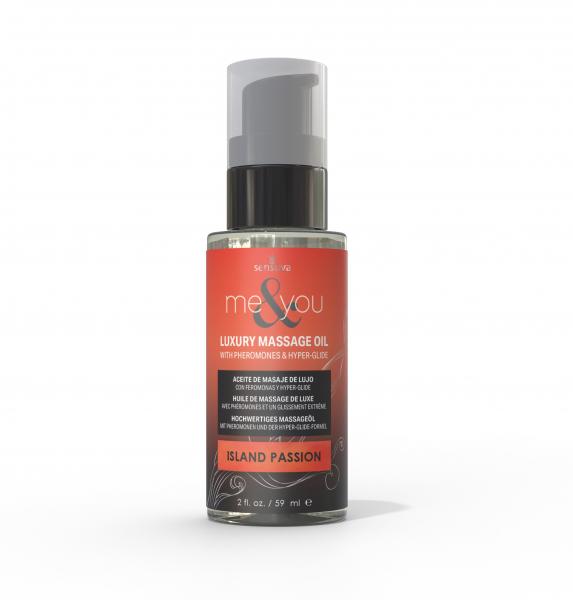 Me And You Massage Oil Island Passion 2oz - Image 2