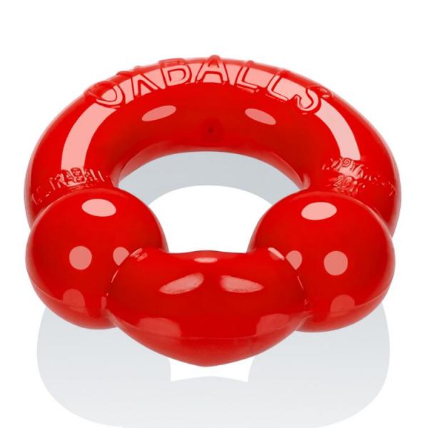 Oxballs Ultraballs Cock Ring Silver & Red Set - Image 2