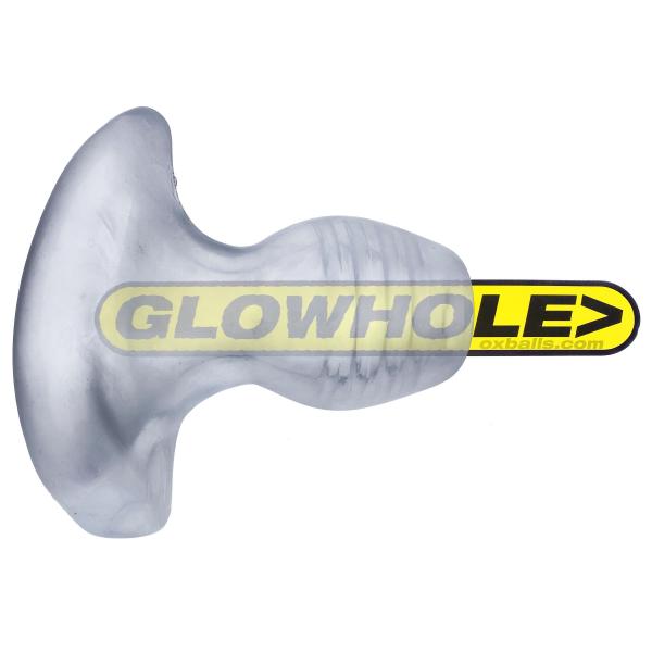 Glowhole-1 Buttplug W/ Led Insert Small Clear Frost (net) - Image 2