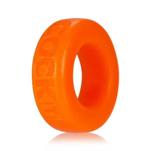 Cock-t Small Comfort Cockring Atomic Jock/oxballs Silicone Smoosh Orange(net) - Image 3