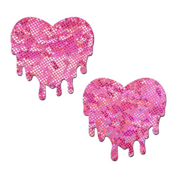 Pastease Pink Melty Heart Shattered Glass Disco Ball - Image 2