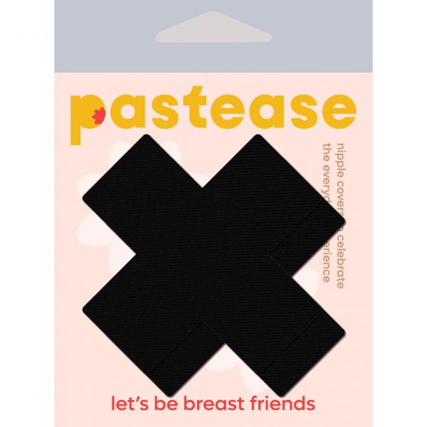 Pastease Plus X Faux Latex Black Crosses - Image 2