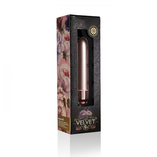 Touch Of Velvet Rose Blush 90mm Bullet Vibrator - Image 2