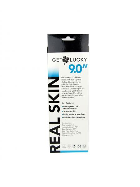 Shibari Get Lucky 9 Real Skin Dark Brown " - Image 3